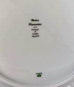 Lot de 4 grandes assiettes en porcelaine de Limoges n°2988