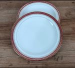 Lot de 4 assiettes a dessert en porcelaine de Limoges n°2986