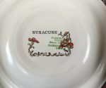 Assiette vintage Sarreguemines Syracuse n°2979