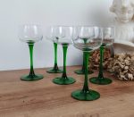 Lot de 6 verres vintages pour vin d'Alsace n°2976