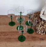 Lot de 6 verres vintages pour vin d'Alsace n°2976