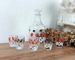 Service vintage / Carafe + verres n°2865