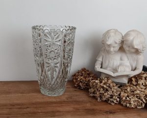 Grand vase vintage en verre n°3130