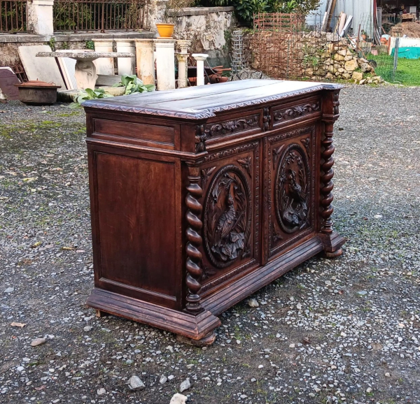 Ancien buffet de chasse a restaurer n°3079