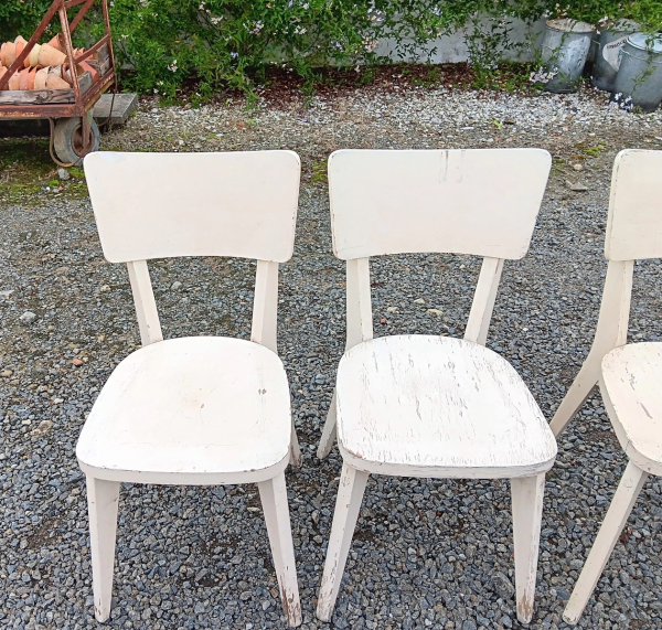 Lot de 4 chaises vintages Monobloc n°3207