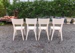 Lot de 4 chaises vintages Monobloc n°3207