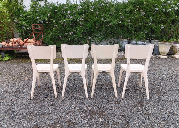 Lot de 4 chaises vintages Monobloc n°3207