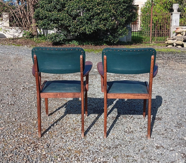 Paire de fauteuils vintages n°32160