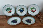 Lot de 5 assiettes a dessert vintages St Amand n°31280