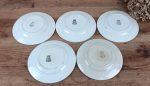 Lot de 5 assiettes a dessert vintages St Amand n°31280