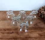 Lot de 6 verres gravés / Raisin / n°10007