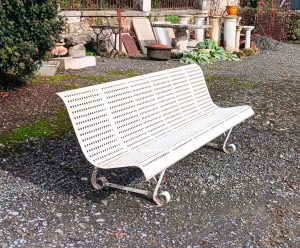 Banc vintage en métal n°10005