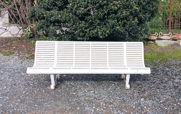 Banc vintage en métal n°10005