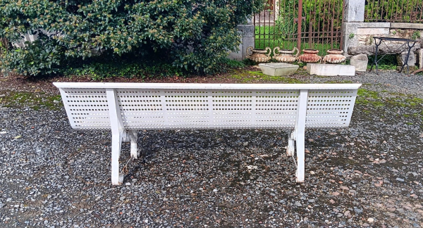 Banc vintage en métal n°10005