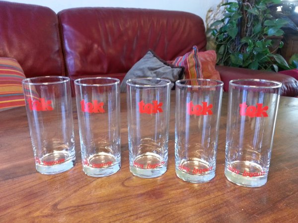 Lot de 5 verres Lejay Lagoute n°194