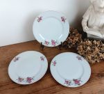 Lot de 3 assiettes a dessert en porcelaine n°10057