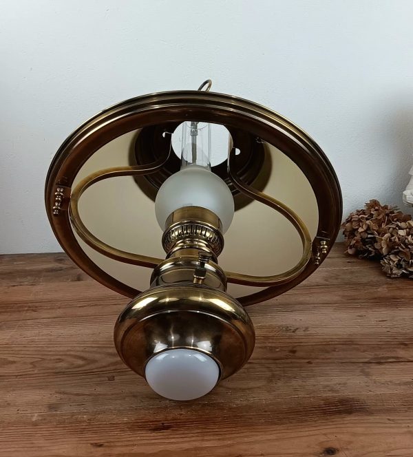 Lustre " lampe a pétrole " n°10090