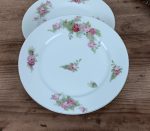 Lot de 2 anciennes assiettes en porcelaine n°10095