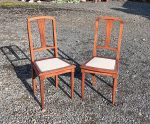 Ancienne paire de chaises n°10103