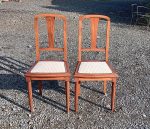 Ancienne paire de chaises n°10103