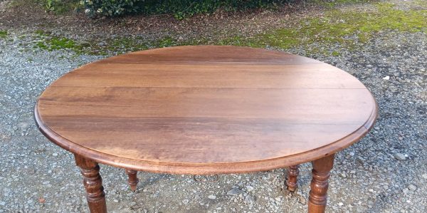 Ancienne table a volet en acajou n°10112