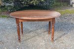 Ancienne table a volet en acajou n°10112