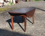 Ancienne table a volet en acajou n°10112