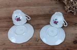 Lot de 2 tasses vintages en porcelaine n°10133