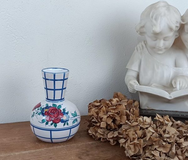 Vase vintage en céramique / Breton / Bretagne / n°10143