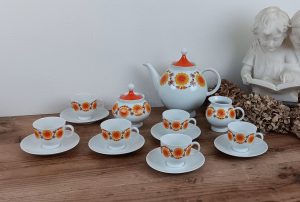 Service a café vintage en porcelaine n°10181