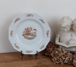 Ancien plat japonisant en porcelaine de Limoges n°10185