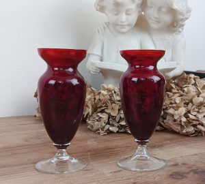 Paire de petits vases vintages n°10198