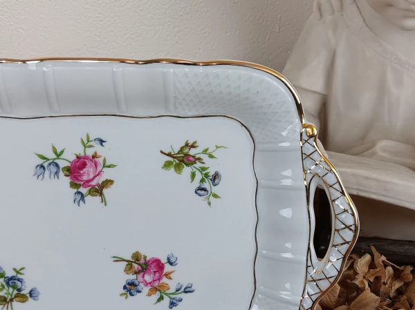 Plat a cake en porcelaine de Limoges / Bernardaud n°10238