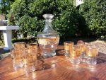 Ancien service a liqueur vintage n°259