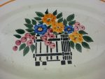 Ancien plat fleurs de France n°269