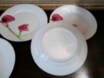 Lot 5 assiettes plates