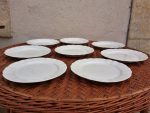 Lot de 8 assiettes a dessert n°3810