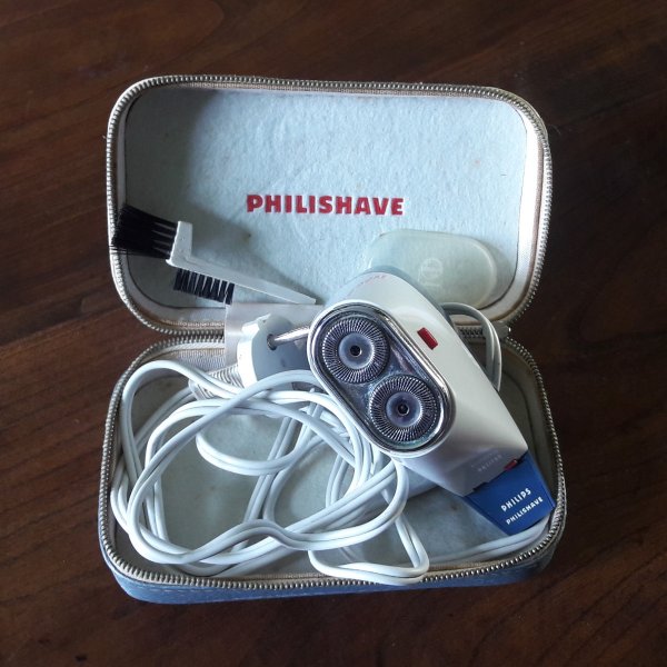 Rasoir électrique / vintage / Philips / n°8665