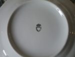 Lot 6 assiettes creuses  / porcelaine royal / n°9025