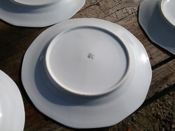 Lot de 6 assiettes / Vintage / n°9002