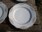 Lot 6 assiettes a dessert / Lunéville / n°8994