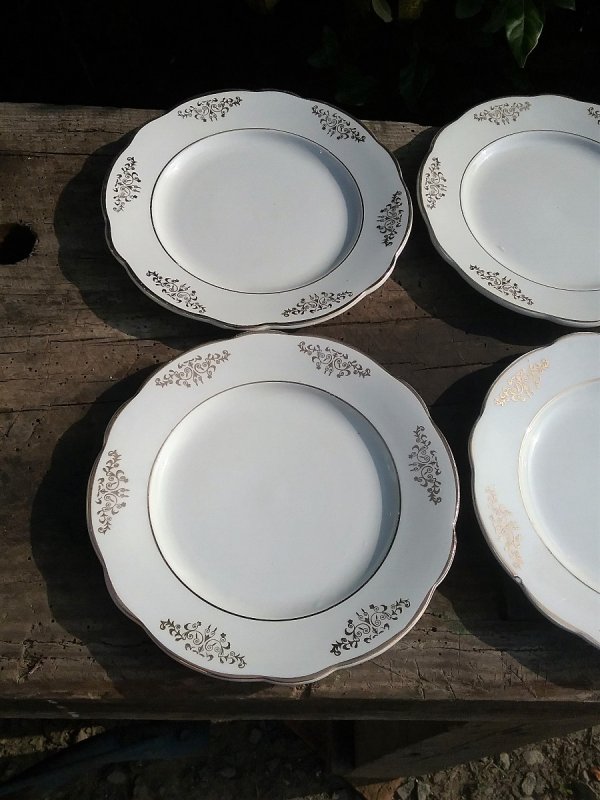 Lot 6 assiettes a dessert / Lunéville / n°8994