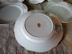 Lot 6 assiettes plates  / Lunéville / n°9014