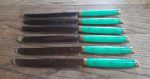 Lot de 6 couteaux Pradel  / Vintage / n°5304