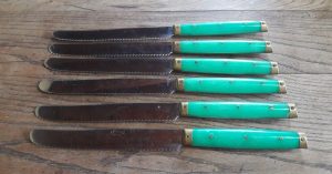 Lot de 6 couteaux Pradel  / Vintage / n°5304