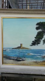 Tableau / Huile sur toile / Bord de mer / Gaudin / n°5014