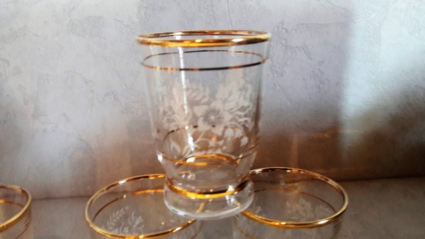 Lot 6 anciens verres n°3818