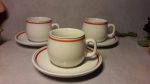 Lot de 3 tasses vintages / bistrot / Lobjoy / n°5056