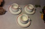 Lot de 3 tasses vintages / bistrot / Lobjoy / n°5056