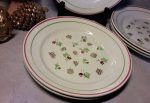 Lot de 6 assiettes plates  / Lunéville / Vintage / n°5042